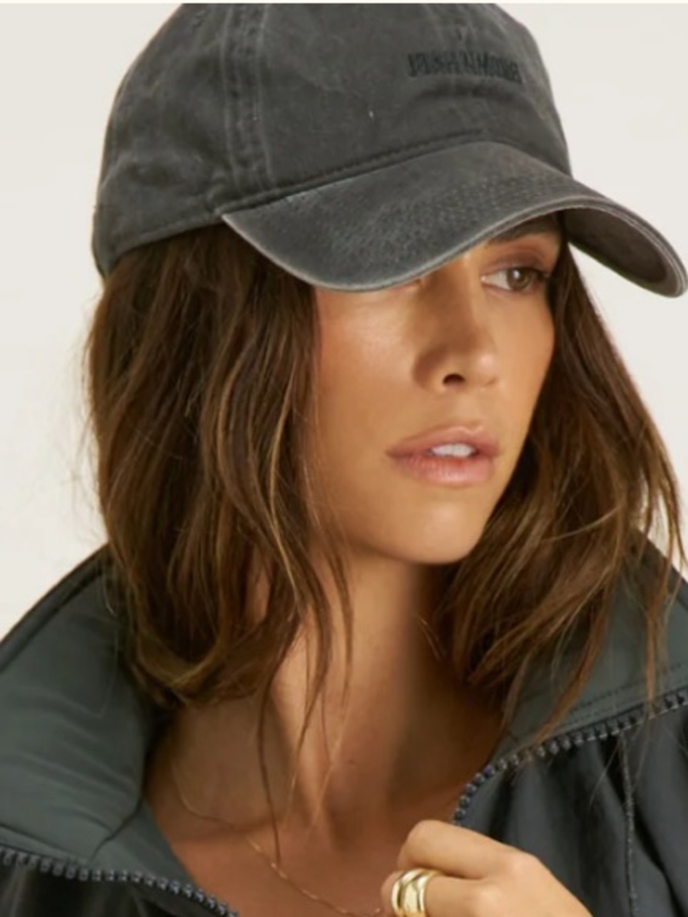 Joah Brown Washed Charcoal Baseball Cap
